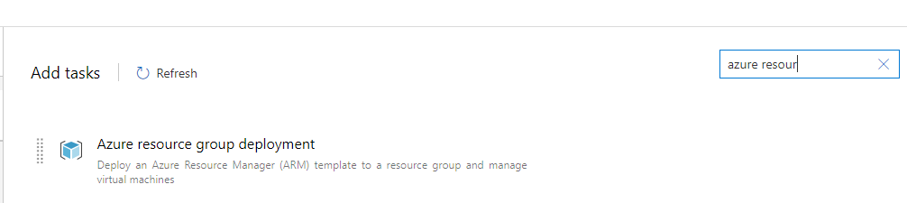 Azure resource group deployment