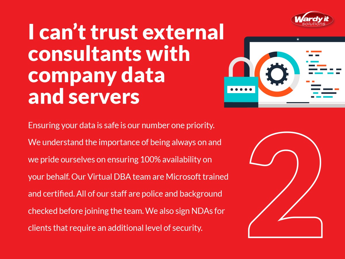 trust external consultants with company data and servers