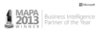 MAPA 2013 Winner - Business Intelligence Partner of the Year