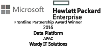 Microsoft Hewlett Packard Data Platform Award